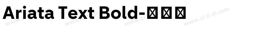 Ariata Text Bold字体转换 Ariata Text Bold字体转换
